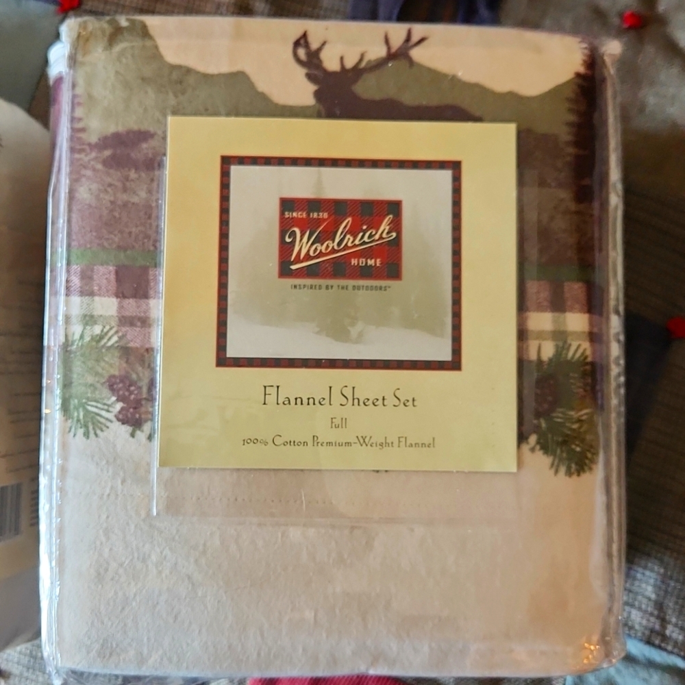 Woolrich Cotton Flannel Sheet Set FULL